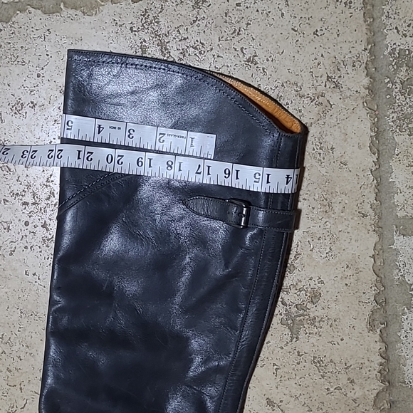 FRYE Dorado Gray Riding Boots Size 9 - Picture 11 of 12
